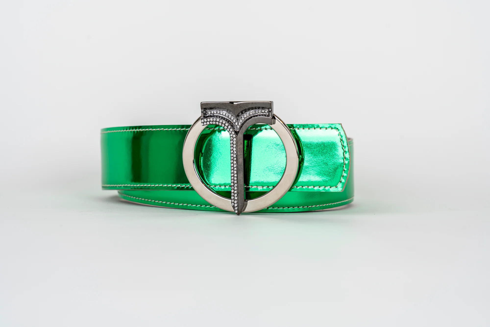 Cinture donna in vernice Green collezione Miriam Tirinzoni