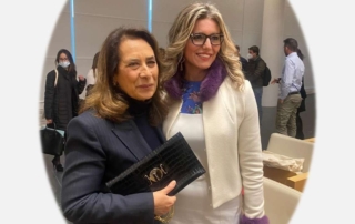 Miriam Tirinzoni con scrittrice Cesara Buonamici